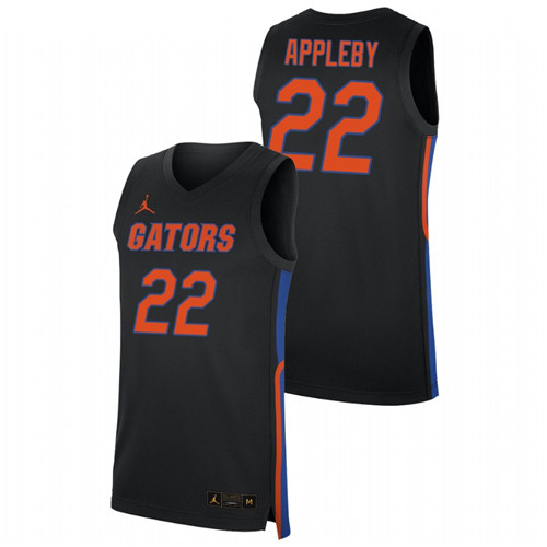 Men's Florida Gators Tyree Appleby Replica 2019-20 College Basketball Jersey Black