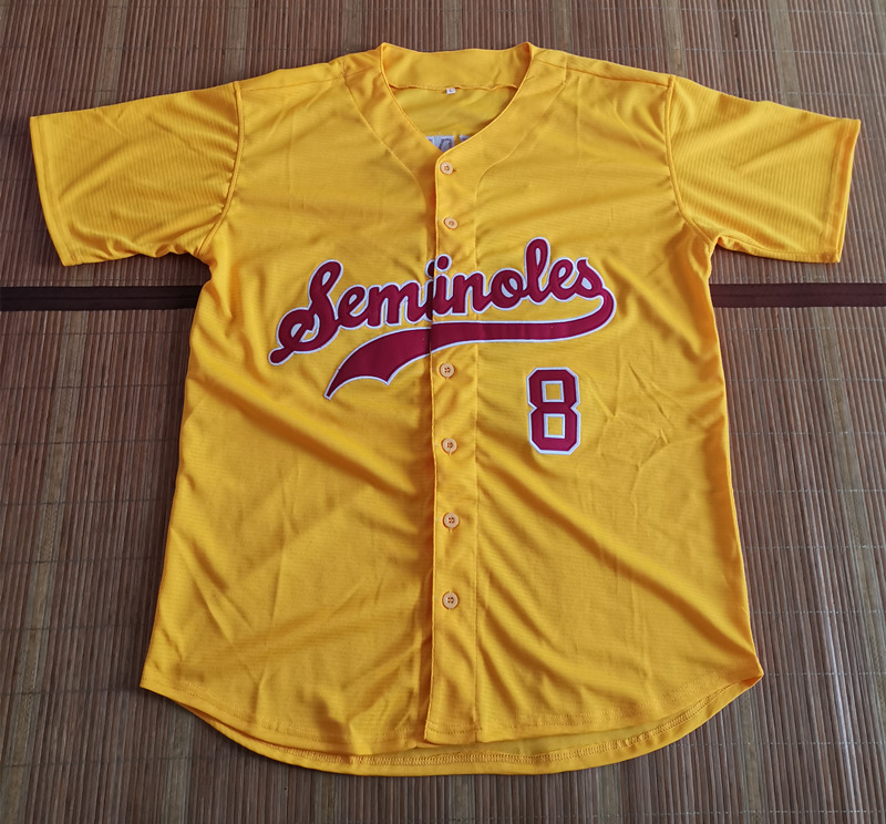 Men's Florida State Seminoles Custom Nike Gold College Baseball Jersey