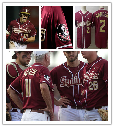 Men's Florida State Seminoles Custom Nike Scarlet College Baseball Jersey