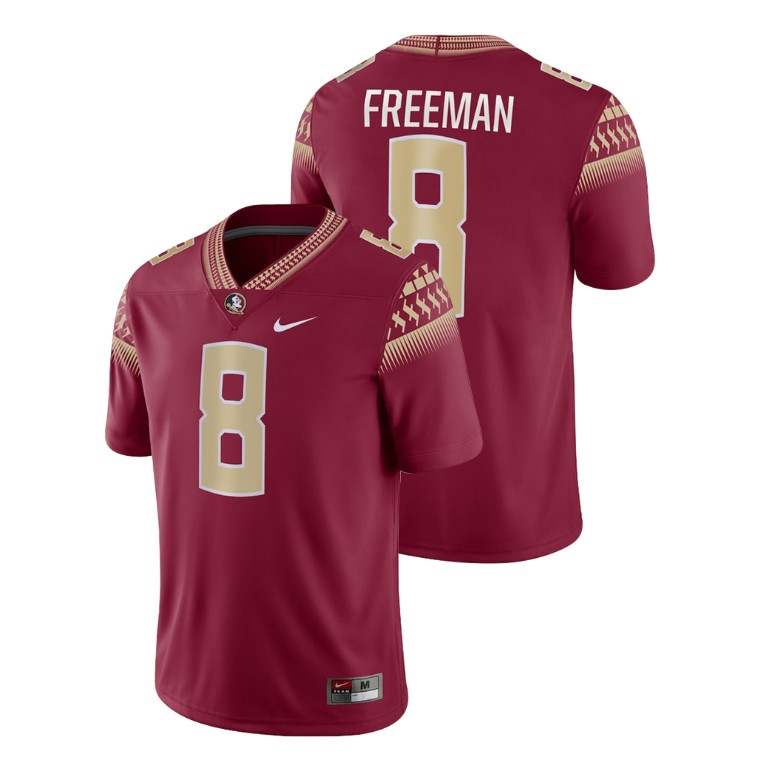 Men's Garnet Nike Devonta Freeman Game Florida State Seminoles College Football Jersey