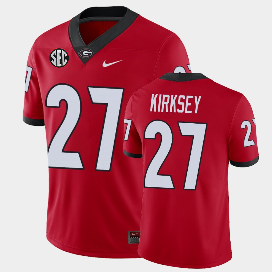 Men's Georgia Bulldogs #27 Austin Kirksey Nike Red Foootball Jersey