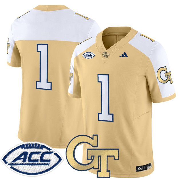 Men's Georgia Tech Yellow Jackets 2025 Vapor Limited Jersey alternate #1