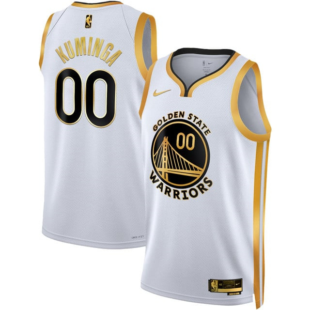 Men's Golden State Warriors 2025 Swingman Jersey #00 JONATHAN KUMINGA