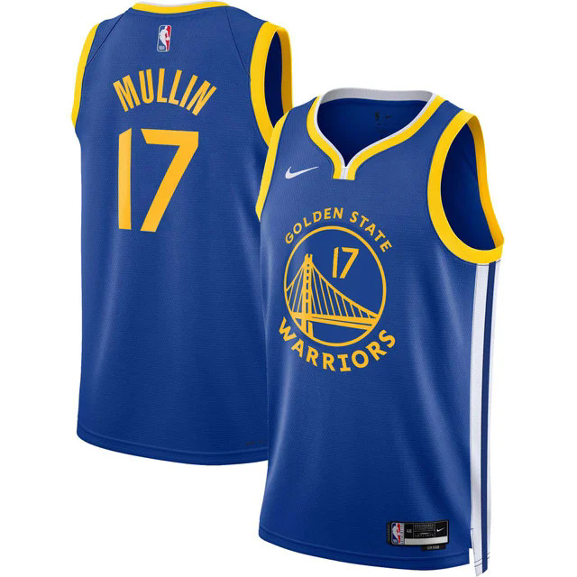 Men's Golden State Warriors 2025 Swingman Jersey ICON #17 CHRIS MULLIN.webp