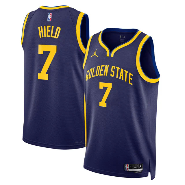 Men's Golden State Warriors 2025 Swingman Jersey NAVY #7 BUDDY HIELD.webp
