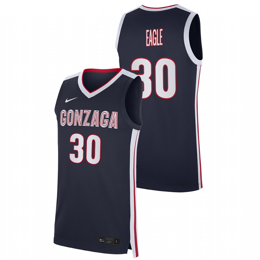 Men's Gonzaga Bulldogs Abe Eagle 2021 Replica Jersey Navy