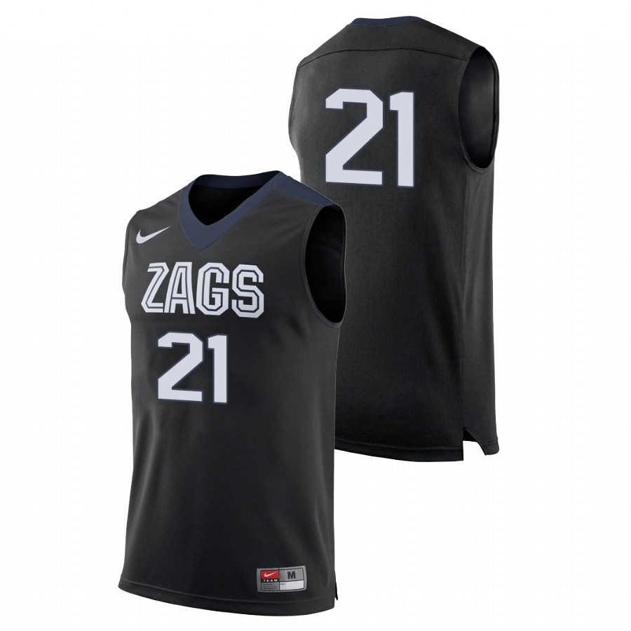 Men's Gonzaga Bulldogs Black Rui Hachimura College Basketball Nike Jersey