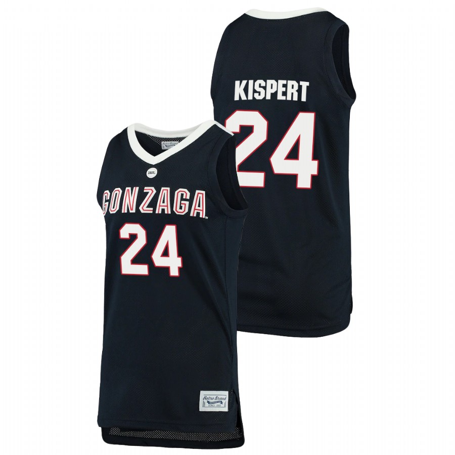 Men's Gonzaga Bulldogs Corey Kispert 2021 Original Retro Brand Jersey Navy