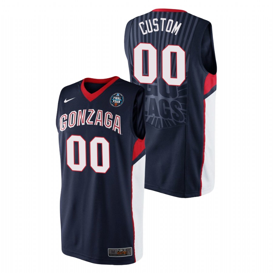 Men's Gonzaga Bulldogs Custom Retro Jersey Black