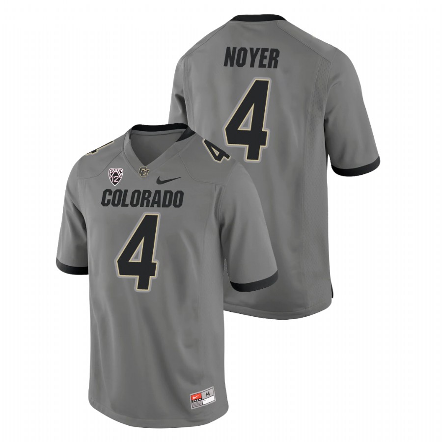 Men's Gray Colorado Buffaloes Sam Noyer College Football Alternate Game Jersey
