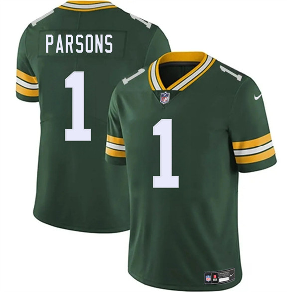 Men's Green Bay Packers #1 Micah Parsons Green 2025 Vapor Untouchable Limited Football Stitched Jersey