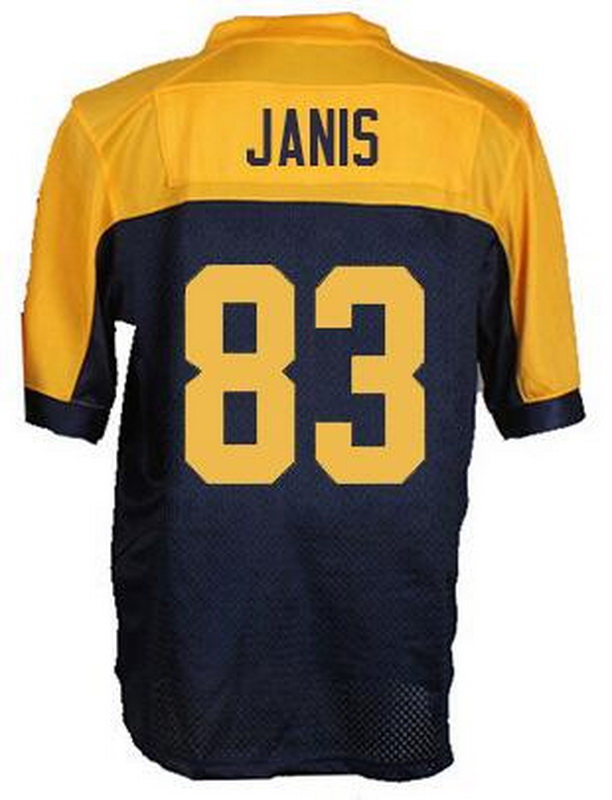 Men's Green Bay Packers #83 Jeff Janis Navy Blue Gold Alternate NFL Nike Elite Jersey