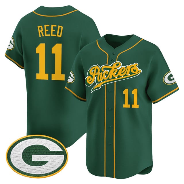 Men's Green Bay Packers 2025 Vapor Baseball Jersey V2 #11 Jayden Reed