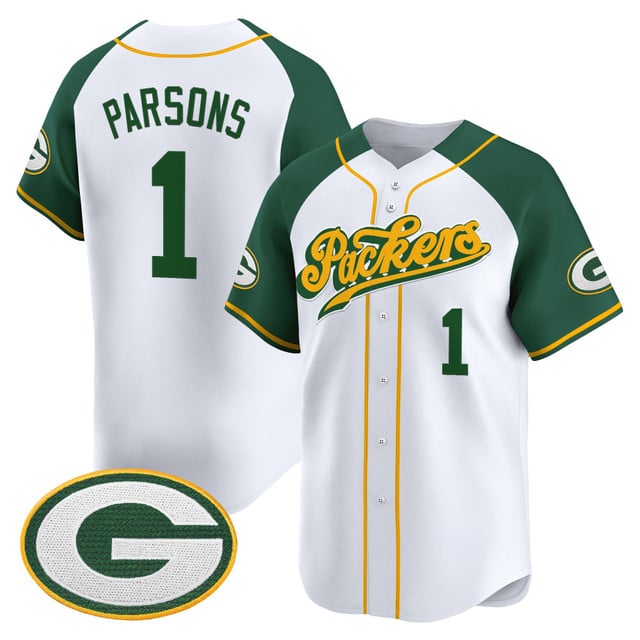 Men's Green Bay Packers 2025 Vapor Baseball Jersey V2 alternate #1 Micah Parsons