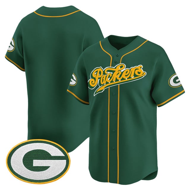 Men's Green Bay Packers 2025 Vapor Baseball Jersey V2 blank