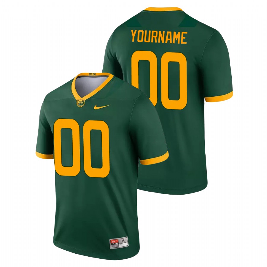Men's Green Baylor Bears Custom Legend College Football Jersey