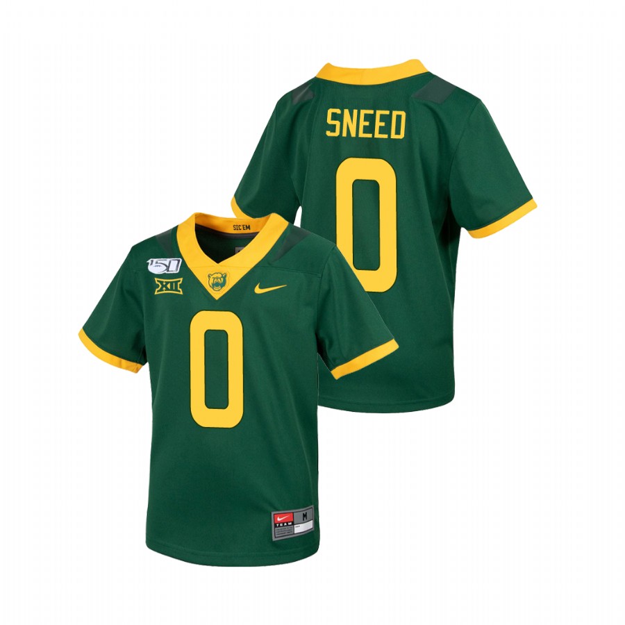 Men's Green Baylor Bears R.J. Sneed Untouchable College Football Jersey