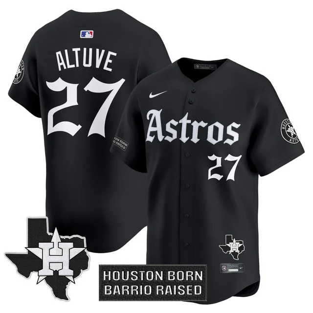 Men's Houston Astros 'Gothic Edition' Vapor Premier Limited Jersey #27 JOSE ALTUVE.webp