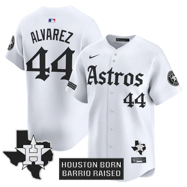 Men's Houston Astros 'Gothic Edition' Vapor Premier Limited Jersey WHITE #44 YORDAN ALVAREZ.webp