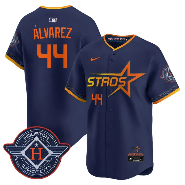 Men's Houston Astros 2025 City Connect Vapor Limited Jersey #44 ALVAREZ