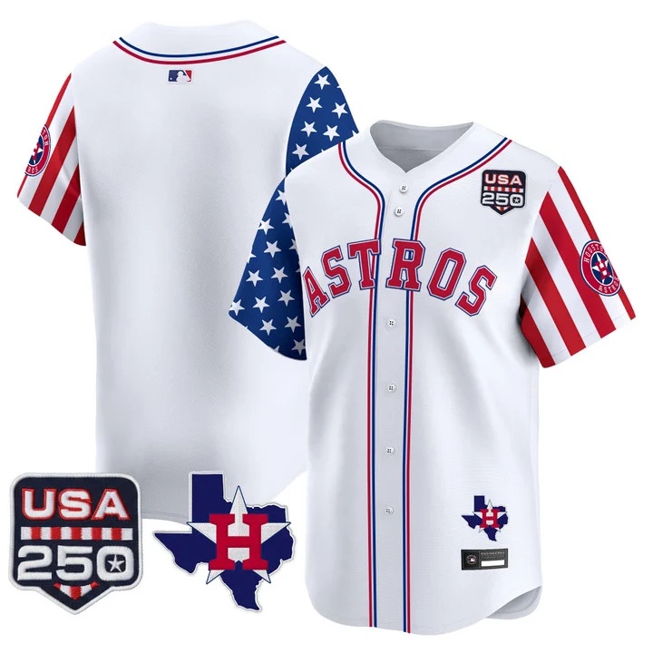 Men's Houston Astros America 250 Edition Vapor Premier Limited Jersey BLANK