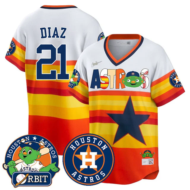 Men's Houston Astros Orbit Vapor Premier Jersey #21 YAINER DIAZ.webp