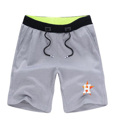 Men's Houston Astros Team Logo Grey Baseball Shorts