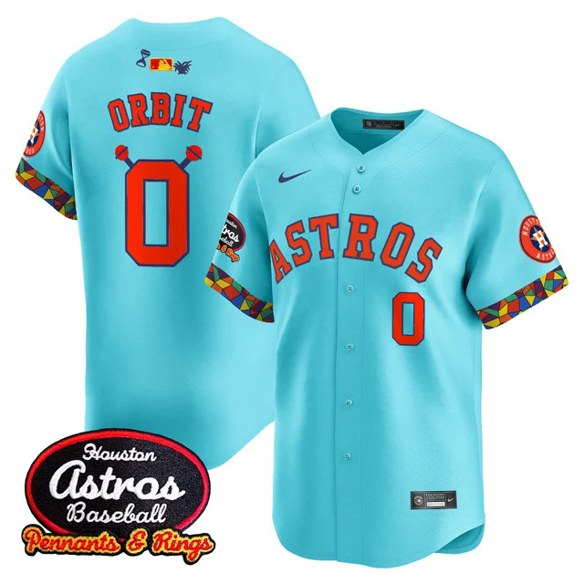 Men's Houston Astros x El Tiempo Cantina Vapor Premier Limited Jersey #0 ORBIT.webp