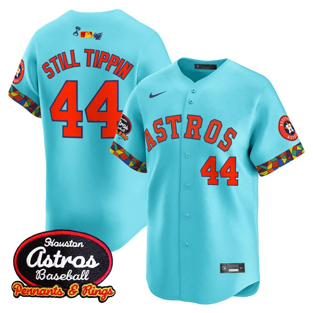 Men's Houston Astros x El Tiempo Cantina Vapor Premier Limited Jersey #44 STILL TIPPIN.webp