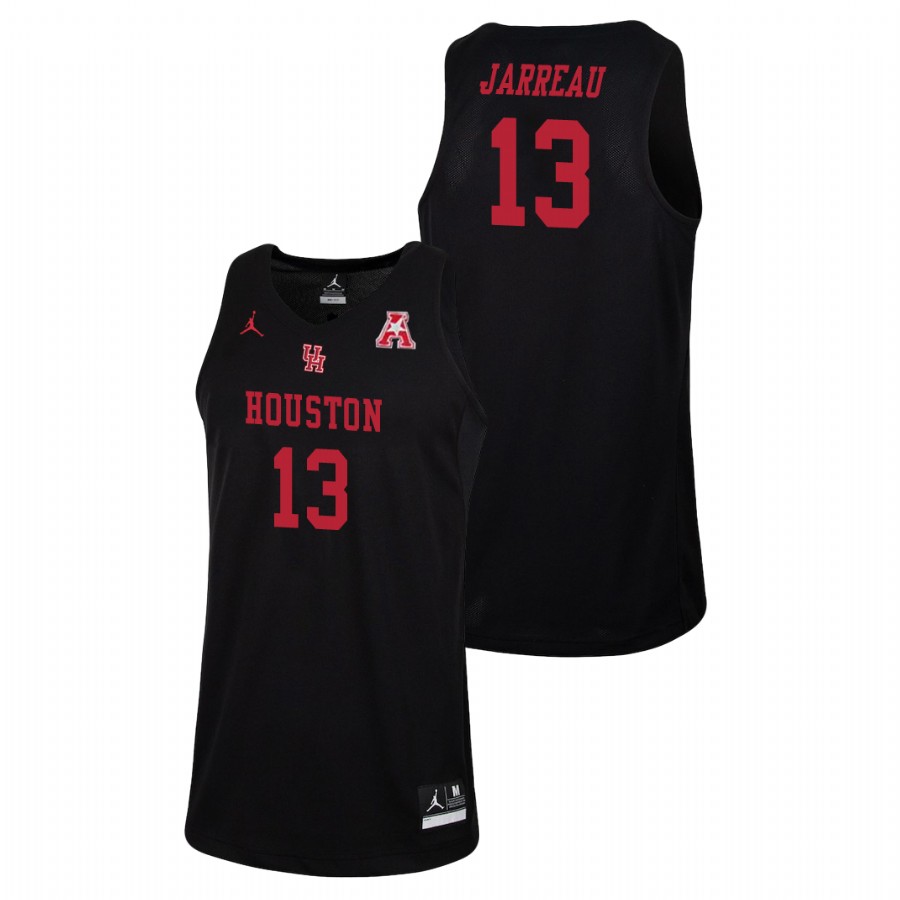 Men's Houston Cougars Black Dejon Jarreau College Basketball Jordan Brand Jersey