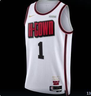 Men's Houston Rockets Amen Thompson Basketball Jersey