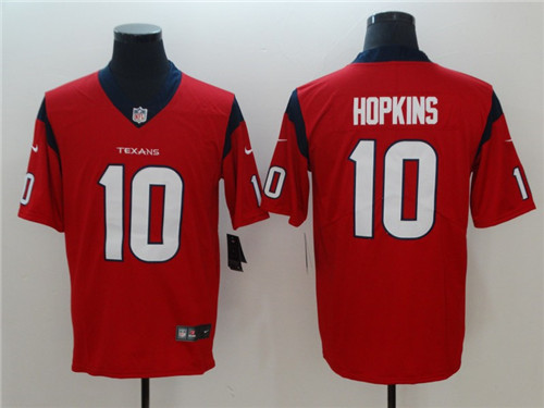 Men's Houston Texans #10 DeAndre Hopkins Nike Red Vapor Limited Stitched Jersey