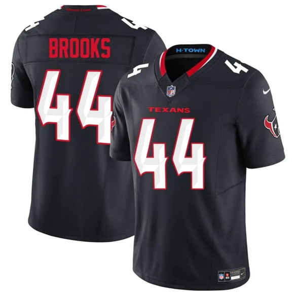 Men's Houston Texans #44 British Brooks Navy 2025 F.U.S.E. Vapor Limited Football Stitched Jersey