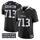 Men's Houston Texans 'Gothic Lone Star Shadows Edition' Vapor Limited Jersey - All Stitched Black Screwston 713