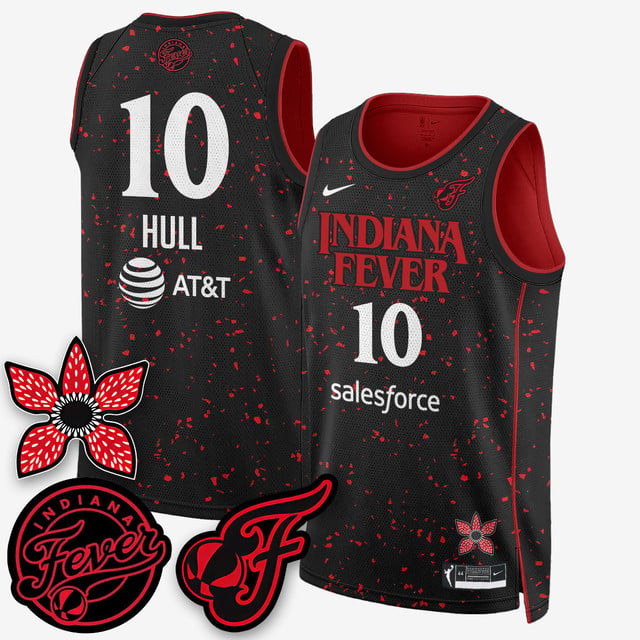 Men's Indiana Fever 'Stranger Things' Jersey #10 Lexie Hull