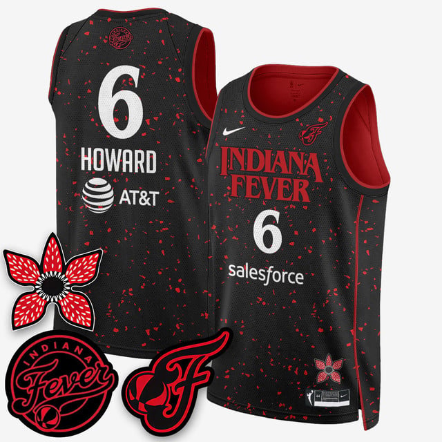 Men's Indiana Fever 'Stranger Things' Jersey #6 Natasha Howard