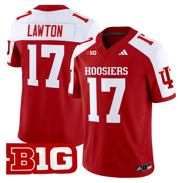 Men's Indiana Hoosiers 2025 Vapor Limited Jersey #17 Ty Son Lawton