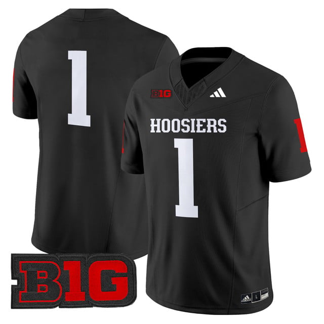 Men's Indiana Hoosiers 2025 Vapor Limited Jersey black #1