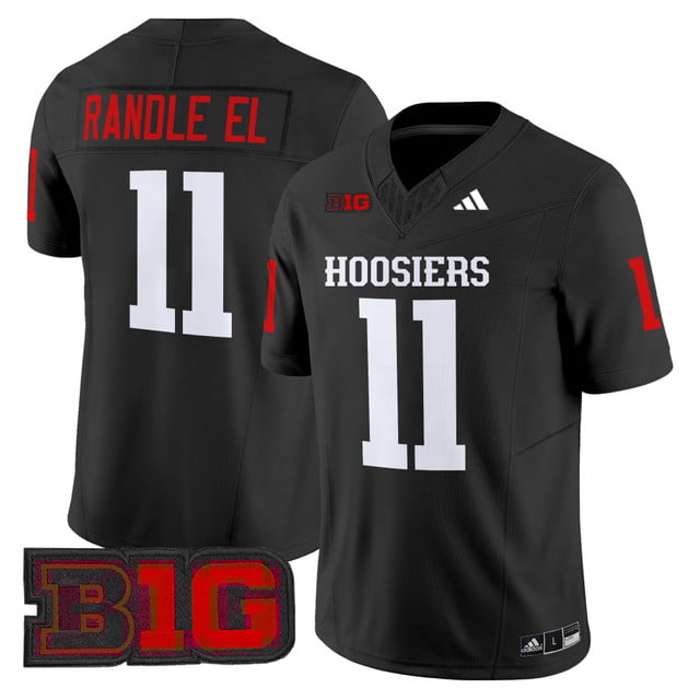 Men's Indiana Hoosiers 2025 Vapor Limited Jersey black #11 Randle EL