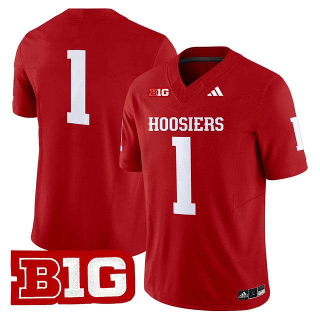 Men's Indiana Hoosiers 2025 Vapor Limited Jersey red #1