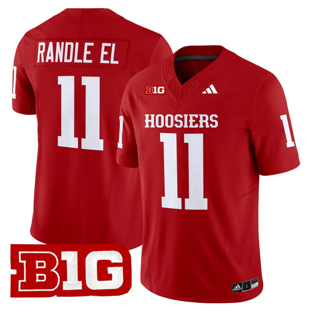 Men's Indiana Hoosiers 2025 Vapor Limited Jersey red #11 Randle EL