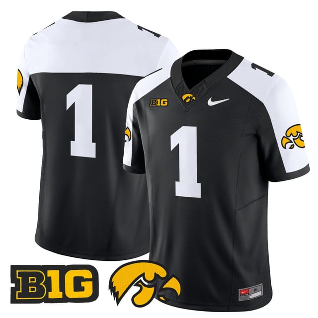 Men's Iowa Hawkeyes 2025 Vapor Limited Jersey #1