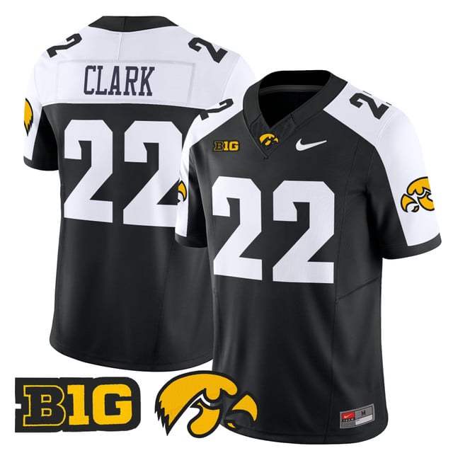 Men's Iowa Hawkeyes 2025 Vapor Limited Jersey #22 Caitlin Clark