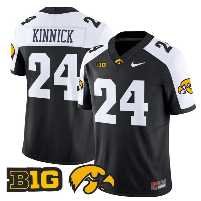Men's Iowa Hawkeyes 2025 Vapor Limited Jersey #24 Nile Kinnick