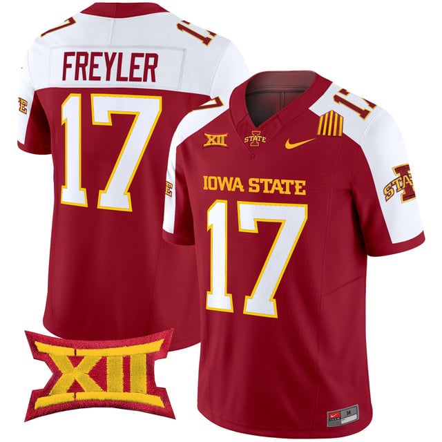 Men's Iowa State Cyclones 2025 Vapor Limited Jersey #17 Beau Freyler