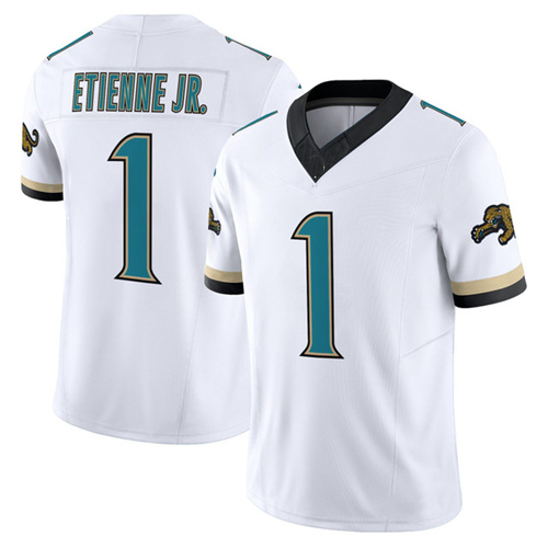 Men's Jacksonville Jaguars Florida Patch Vapor Jersey - All Stitched Travis Etienne Jr.