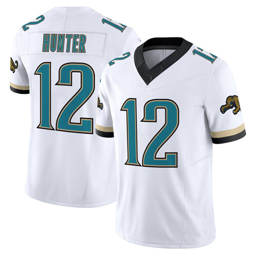 Men's Jacksonville Jaguars Florida Patch Vapor Jersey - All Stitched Travis Hunter 12