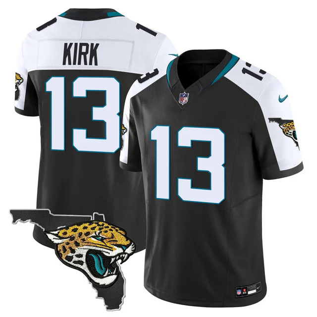 Men's Jacksonville Jaguars Florida Patch Vapor Jersey #13 CHRISTIAN KIRK.webp
