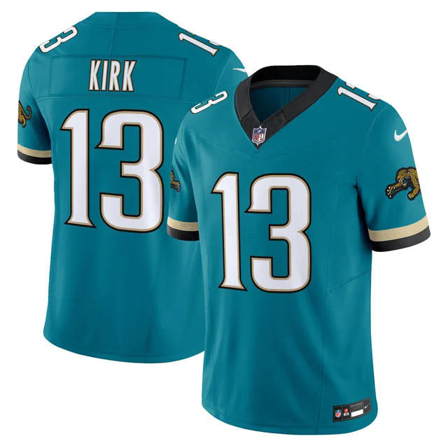 Men's Jacksonville Jaguars Throwback Vapor Limited Jersey #13 CHRISTIAN KIRK.webp