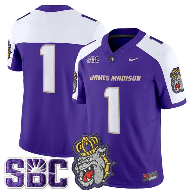 Men's James Madison Dukes 2025 Vapor Limited Jersey alternate #1